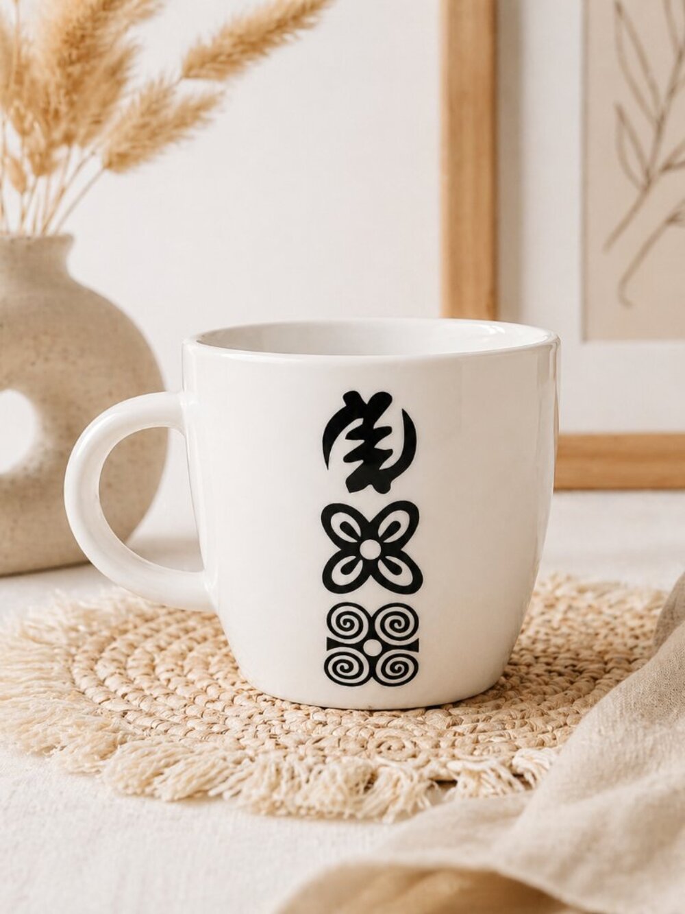 Adinkra African Symbols Mug 17oz Project 62